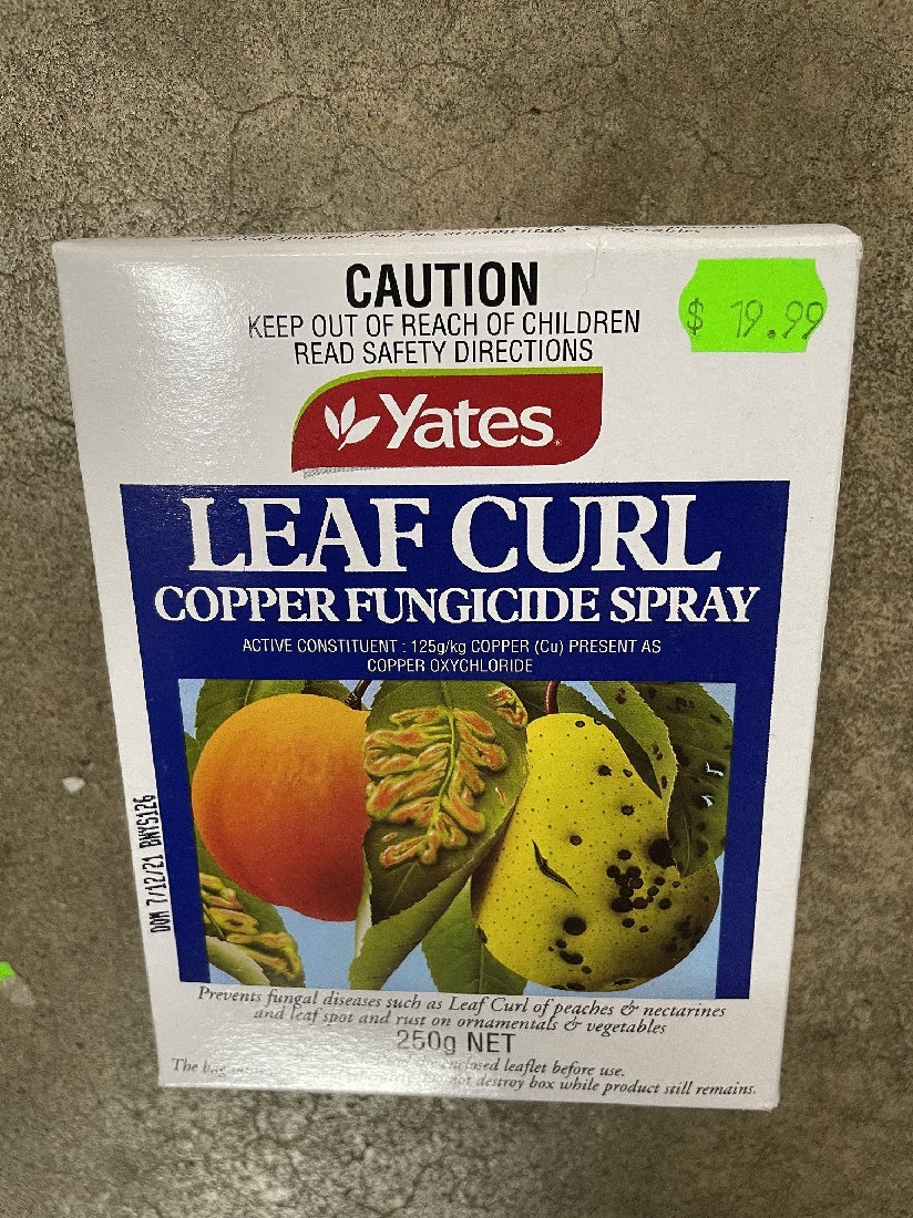 YATES LEAF CURL FUNGICIDE SPRAY 250G Poyntons Nursery