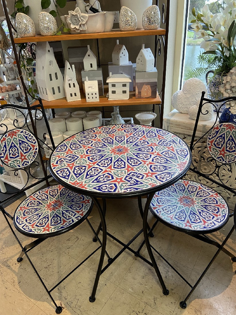 5 piece best sale mosaic bistro set