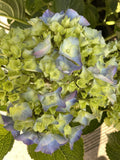 HYDRANGEA BLUE BALL 33CM