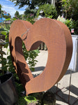 HEART RUST SCULPTURE