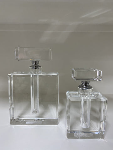  PERFUME BOTTLE GLASS ICON 14.2CM 