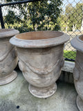 ANTIQUE TERRACOTTA ANDUZE URN LARGE 