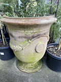 ANTIQUE TERRACOTTA ANDUZE URN LARGE 