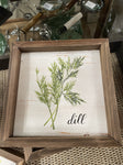 HERB PICTURE SERIES WALL ART