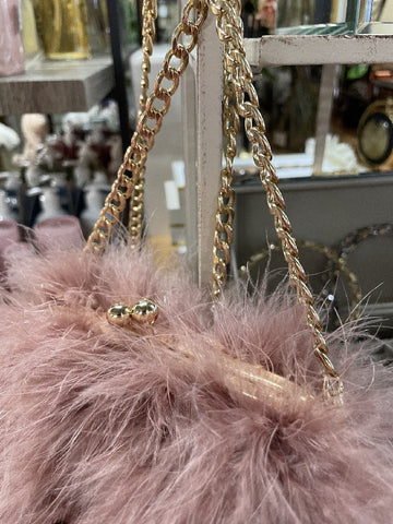 Pink fluffy bag online topshop