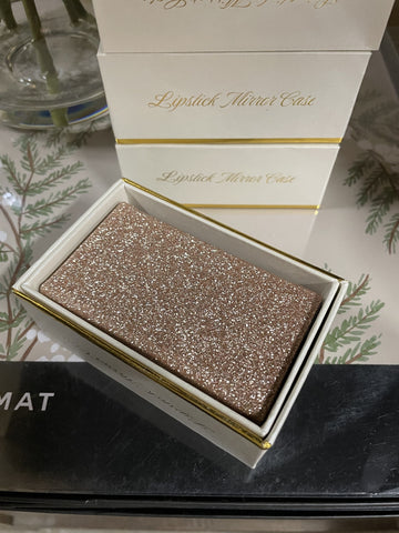 LIPSTICK MIRROR CASE ROSE GOLD