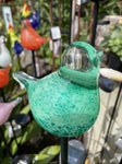 SOLAR BIRD ON STAKE TEAL 