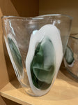 CARINA VASE SAGE CLEAR 21X18X23CM 