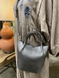 LARA MINI HANDBAG PEWTER