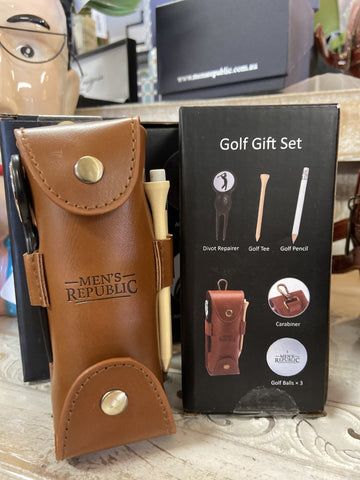 MEN'S REPUBLIC GOLF POUCH, BALLS AND ACCESSORIES