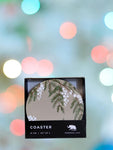 SNOWBERRY CHRISTMAS ROUND COASTER SET 4 