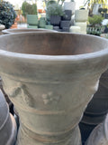 ANTIQUE TERRACOTTA WREATH POT LARGE
