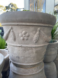 ANTIQUE TERRACOTTA WREATH POT XLARGE