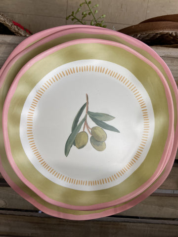 FIESTA OLIVE MELAMINE SMALL PLATE