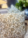 SUMMER GARDEN MULTI BLOCK PRINT CUSHION