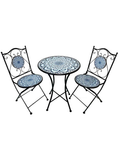 MOSAIC 3 PCE BISTRO SETTING OD136728 