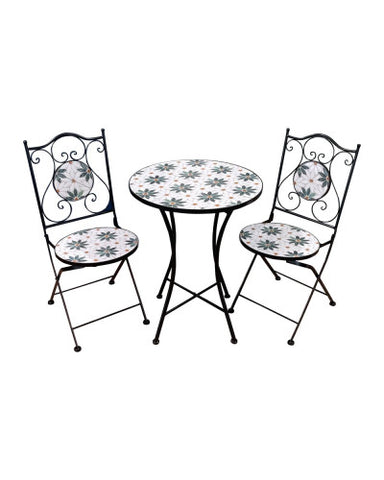 MOSAIC 3 PCE BISTRO SETTING OD151547 