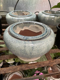 AFRICAN VIOLET POT RETRO BLUE MIST