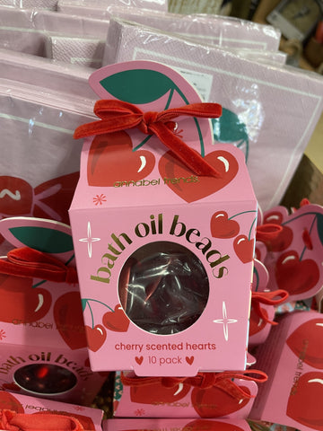 BATH OIL BEADS FESTIVE CHERRY