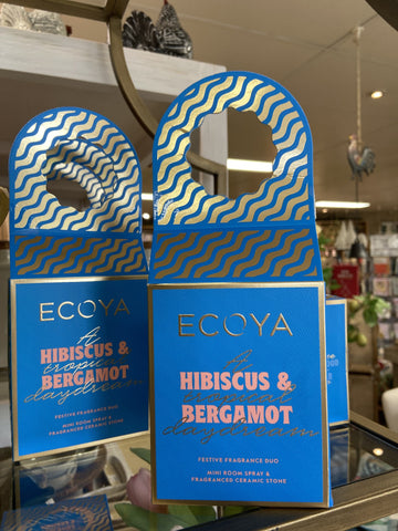 ECOYA HIBISCUS & BERGAMOT MINI DUO SET HOLIDAY COLLECTION