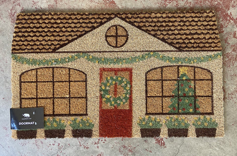 CHRISTMAS HOUSE DOORMAT 45X75CM