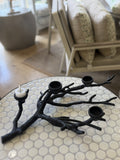 BRANCH TEALIGHT CANDLE HOLDER BLACK 58X29