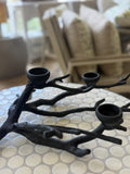 BRANCH TEALIGHT CANDLE HOLDER BLACK 58X29