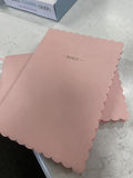 JOURNAL NOTES PINK SCALLOP