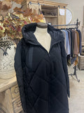 LONGLINE ZIP HEAM WINTER COAT -ASSORTED