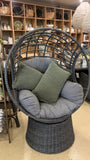 ROBIN SWIVEL CHAIR CASTLE GREY