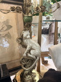 CANDLE HOLDER REGAL FELINE 76.5CM