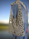 FLEUR CROCHET SHOULDER BAG
