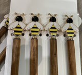 BEE ACACIA WOOD SPOONS