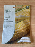RHS SWEET CORN SUPER SWEET F1 SEEDS