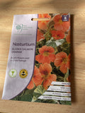 RHS NASTURTIUM ALASKA SALMON ORANGE SEEDS