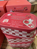 CANDLE 4.5OZ BISTRO PRINTED TIN SMOKED CHERRY