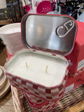 CANDLE 4.5OZ BISTRO PRINTED TIN SMOKED CHERRY