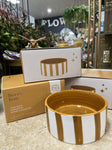THE IZZY WINE COASTER YELLOW STRIPE