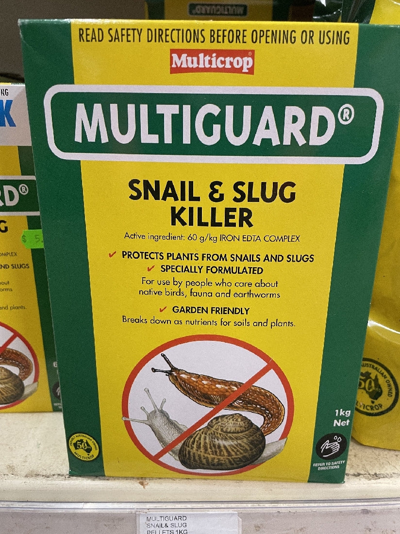MULTIGUARD SNAIL AND SLUG PELLETS 1KG – Poyntons Nursery