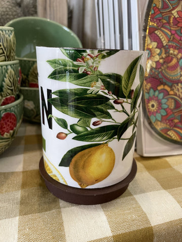 TIN CAN LANTERNS SPANISH TILE ASSORTED