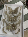 BUTTERFLY FEATHER PACK 3 CREAM CHAMPAGNE