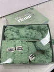 BEAUTY RITUAL LUXURY WAFFLE WASH SET MOSS 