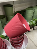 BORIS POT WITH SAUCER RASPBERRY D18cm