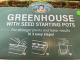 GREENHOUSE WITH 16 SEED STARTING COCO FIBRE POTS 