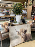 HORN TO BE WILD LINEN CUSHION 50X50