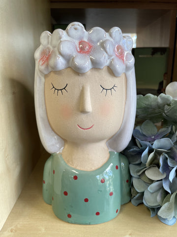 POT GIRL DRESS 12x11.8x21cm