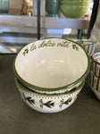 DOLCE VITA CERAMIC BOWL 10X5CM