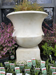 NAPLES URN AND PEDESTAL SANDSTONE 