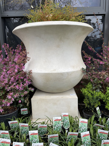 NAPLES URN AND PEDESTAL SANDSTONE 