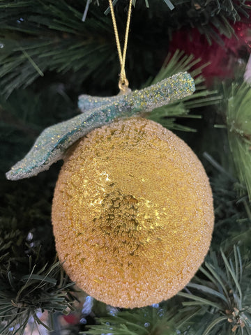 TREE DECORATION LEMON LA DOLCE VITA GLITTER